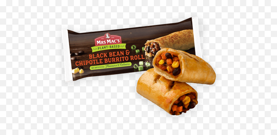 Black Bean Chipotle Burrito Roll - Egg Roll Png,Chipotle Burrito Png