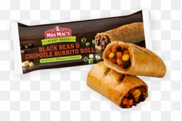 Black Bean Chipotle Burrito Roll - Egg Roll Png,Chipotle Burrito Png