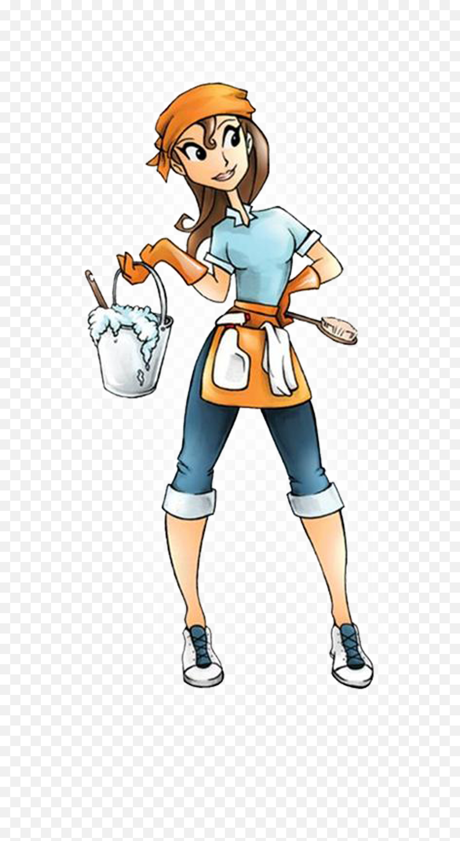 Cleaning Lady Clipart Png Image With No - Woman Cleaning House Clip Art,Cleaning Lady Png