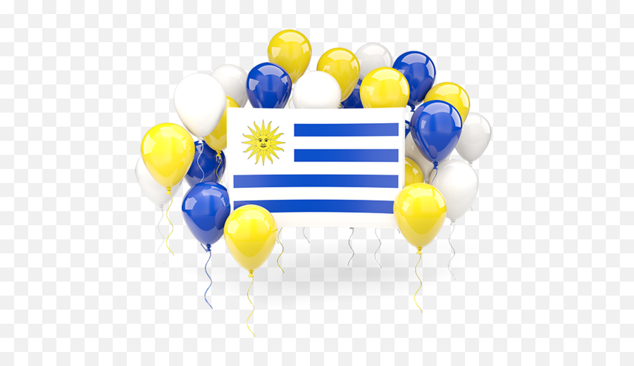 Download Uruguay Flag - Pakistan Flag Balloons Png,Uruguay Flag Png