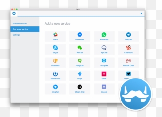 Franz A Message Client For Slack - Messaging Services On Internet Png,Facebook Messenger Png