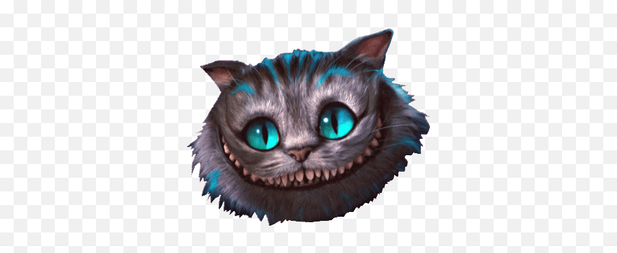 Top Cheshire Cat Stickers For Android U0026 Ios Gfycat - Alice In Wonderland Cheshire Cat Transparent Png,Cheshire Cat Smile Png