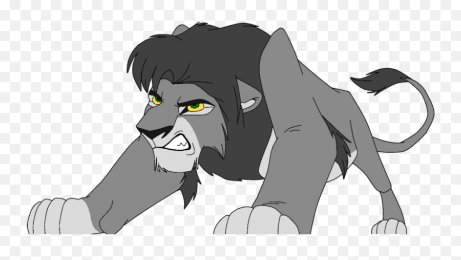 Lion King Scar Pnglib U2013 Free Png Library - Lion King Grey Lion,Scar Png