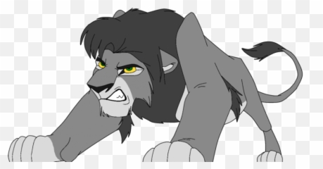 Lion King Scar Pnglib U2013 Free Png Library - Lion King Grey Lion,Scar Png