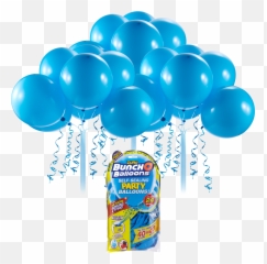 Bunch O Balloons Self - Sealing Latex Party Blue 11in 24ct Walmartcom Teal png