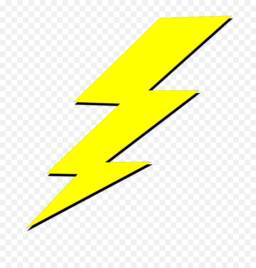 High Quality Lightning Bolt Cliparts - Transparent Background Lightning Icon Png,Lightning Bolt Transparent Background