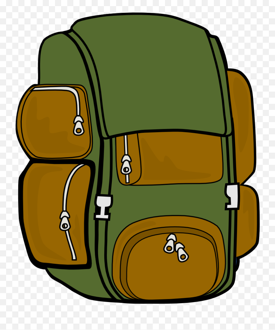 Clip Art - Hiking Backpack Clipart Png,Backpack Clipart Png