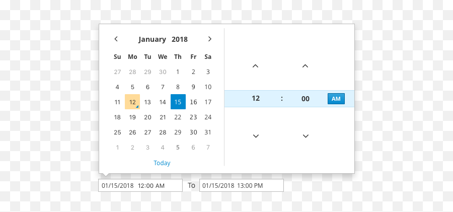 Date And Time Patternfly - Date Hour Minutes Picker Png,Fa Dashboard Icon