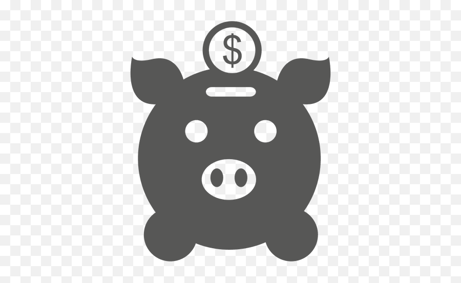 Coin Inserting Pig Bank Icon - Pig Icon Coin Png,Blue Piggy Bank Icon