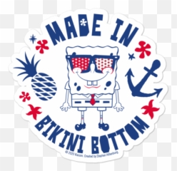 Spongebob Squarepants Made In Bikini - American Png,Squidward Icon