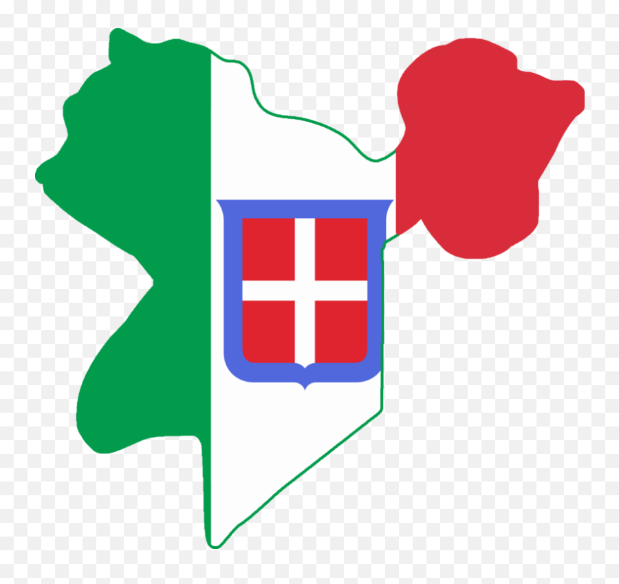 Libya Map Clipart - Kingdom Of Italy Flag Cross Png,Libya New Flag Icon