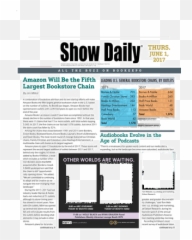 Publishers Weekly - BEA Show Daily June 1 2017 Page COVER Echo Shindaiwa png