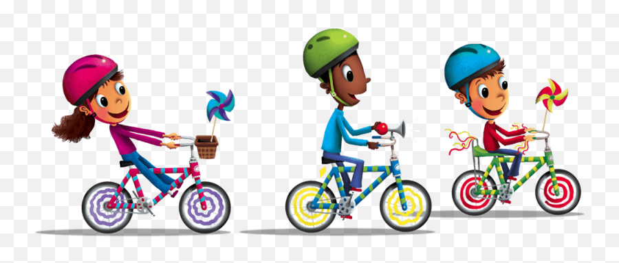 Learning To Ride A Bike Clipart Png Share With Us Highlights - Bike Parade Clip Art,Share Png