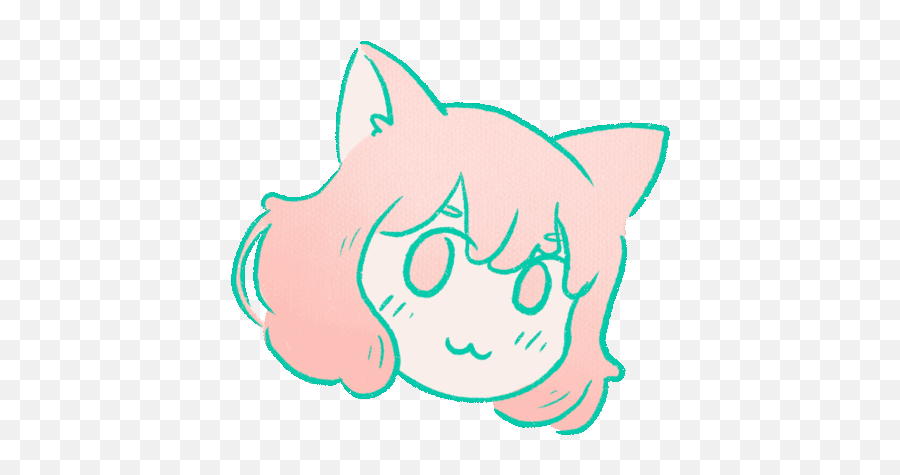 Cute Girl Neko Gif - Cutegirl Nekogirl Catears Chibi Neko Short Hair Png,Neko Girl Icon