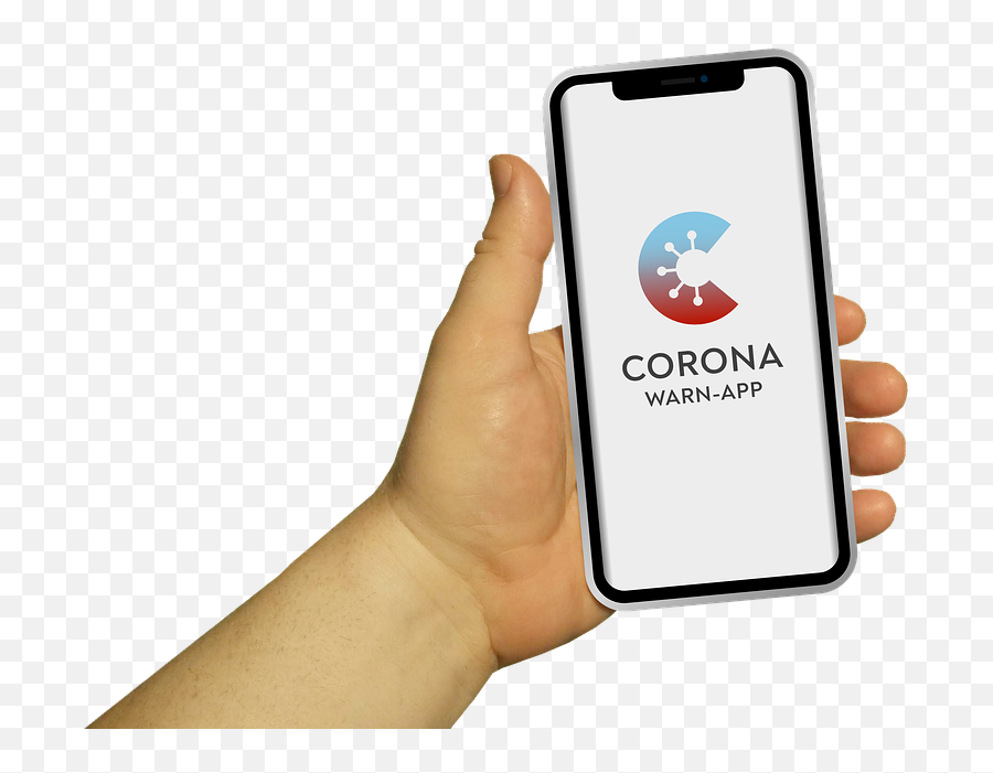 Mobile Corona - Warningapp Hand Free Photo On Pixabay Handy In Hand Freigestellt Png,Ios App Icon Template Psd