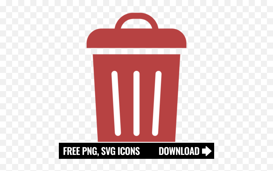 Free Trash Can Icon Symbol Png Svg Download - Client Icons Png,Trash Icon Png Transparent Background