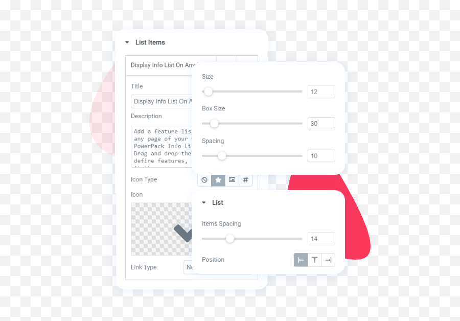 Elementor Info List Widget - Powerpack Addons For Elementor Horizontal Png,Icon Design And Display