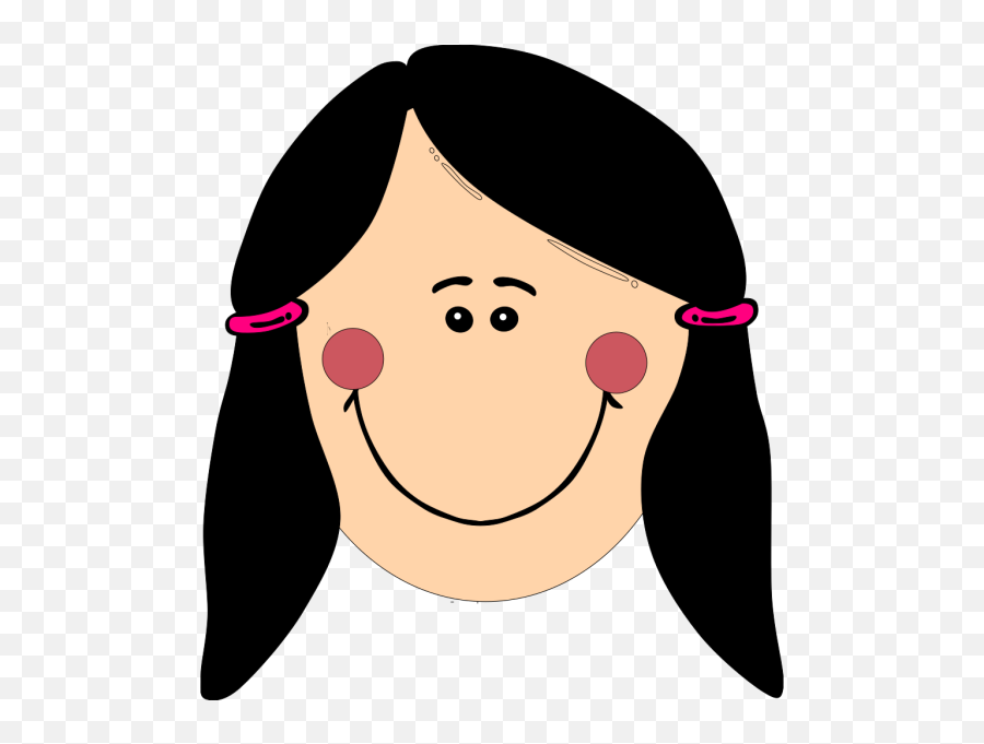 Shy Girl Edit Face Png Svg Clip Art For Web - Download Clip Girl Clipart Face,Shy Icon