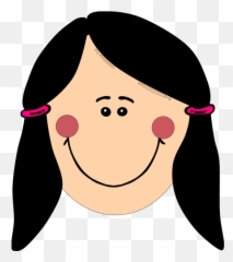 Shy Girl Edit Face Png Svg Clip Art For Web - Download Clipart