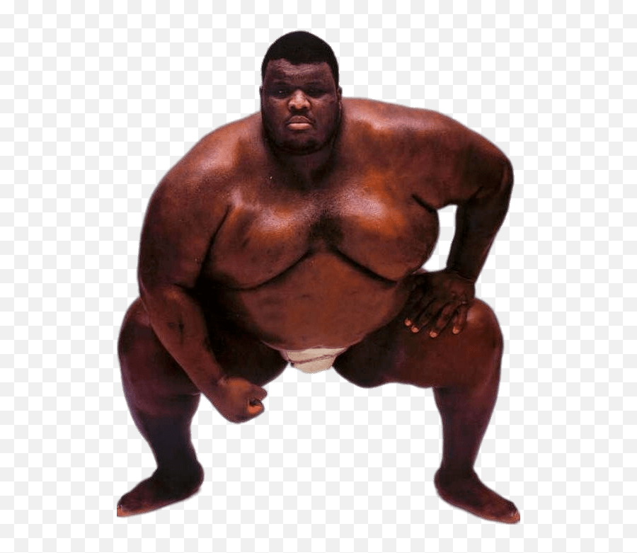 Sumo American Wrestler Transparent Png - Fat Black Sumo Wrestler,Wrestler Png