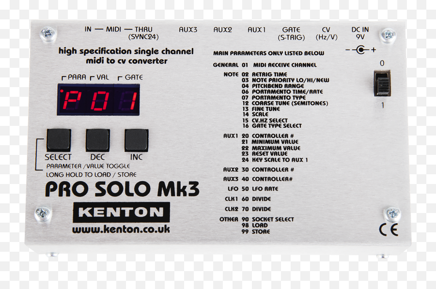 Pro Solo Mk3 - Kenton Electronics Kenton Pro Solo Mk3 Png,Icon Qcon Pro X