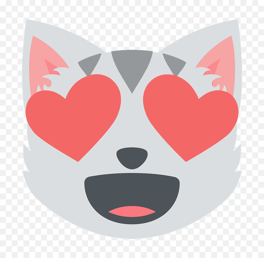 Heart Shaped Eyes Emoji Vector Icon Png Transparent