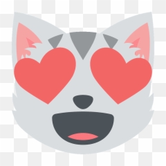 Heart Shaped Eyes Emoji Vector Icon Png