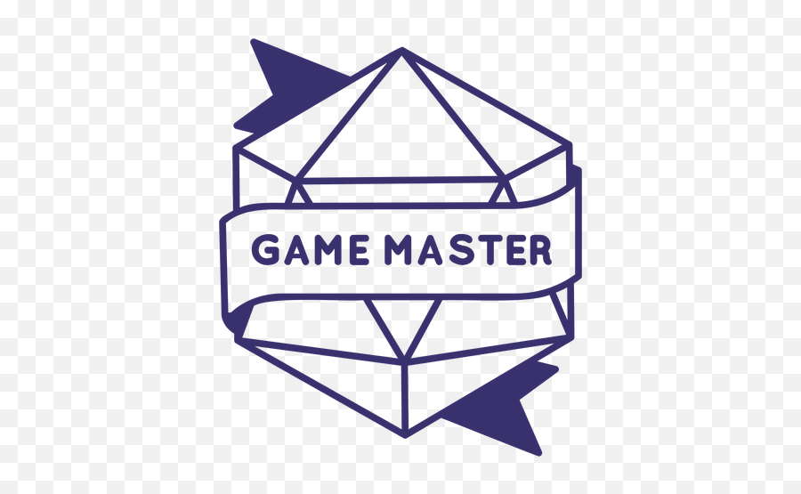 Game Master Rpg Dice Badge Transparent Png U0026 Svg Vector - Dungeons And Dragons Dice Png,Rpg Icon Set