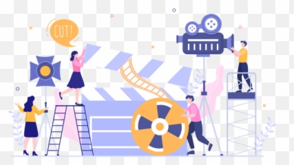 Movie Icon - Download in Flat Style Filming Location png