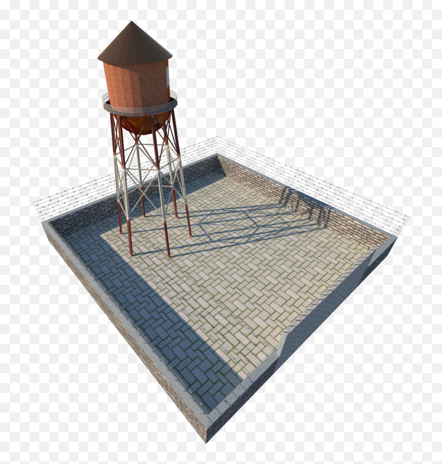 Water Tank - Floor Png,Water Tower Png