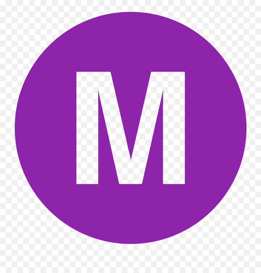 Fileeo Circle Purple Letter - Msvg Wikimedia Commons Png,Letter M Icon