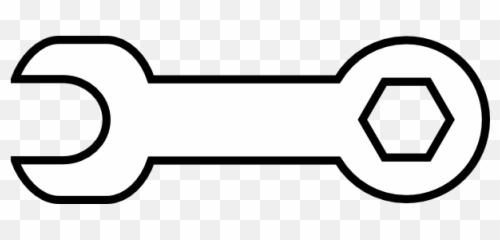 Wrench Vector Transparent Library Png - Tools Clip Art Black And White