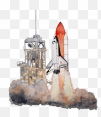 Download We Have Lift Off - Space Shuttle Transparent png