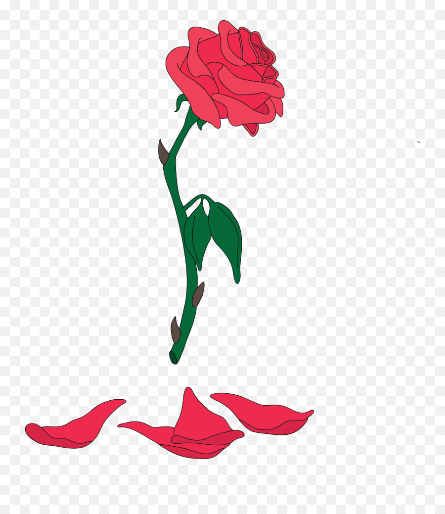 Image Free Download Youtube Animation - Beauty And The Beast Rose Clipart Png,Beauty And The Beast Rose Png