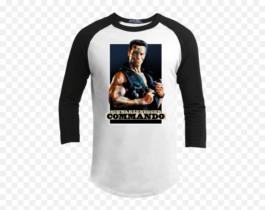 Arnold Schwarzenegger Commando Retro 80u0027s Movie Action - Billy The Kid Shirt Png,Arnold Schwarzenegger Transparent