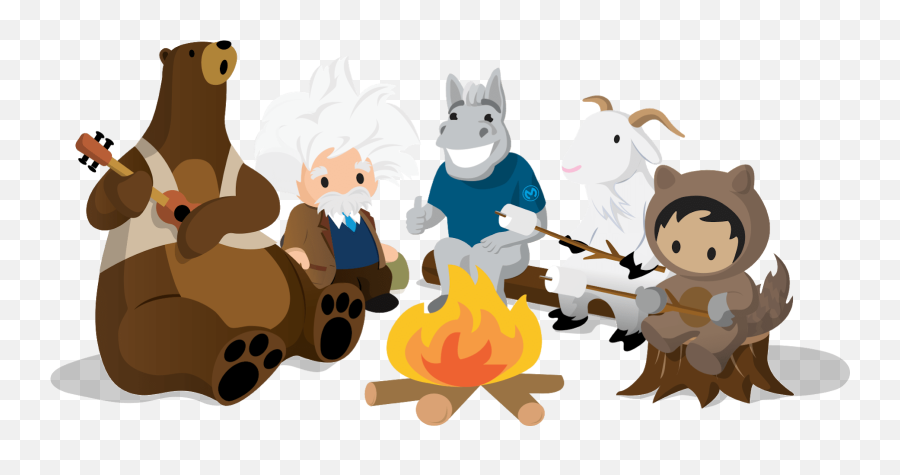 Irvine Digital Customer Service Campfire - Seancrm Salesforce Characters Png,Campfire Png