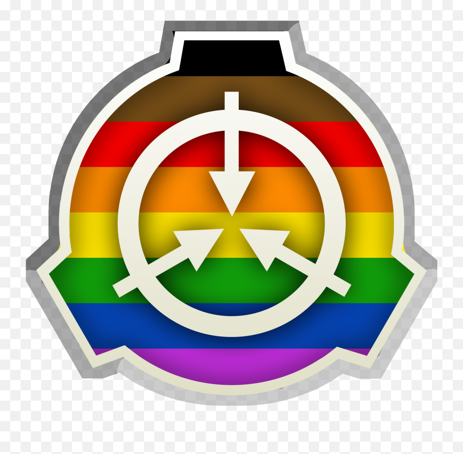 Dark Version - Scp Foundation Pride Logo Full Size Png Scp Foundation Pride Logo,Dark Souls Logo