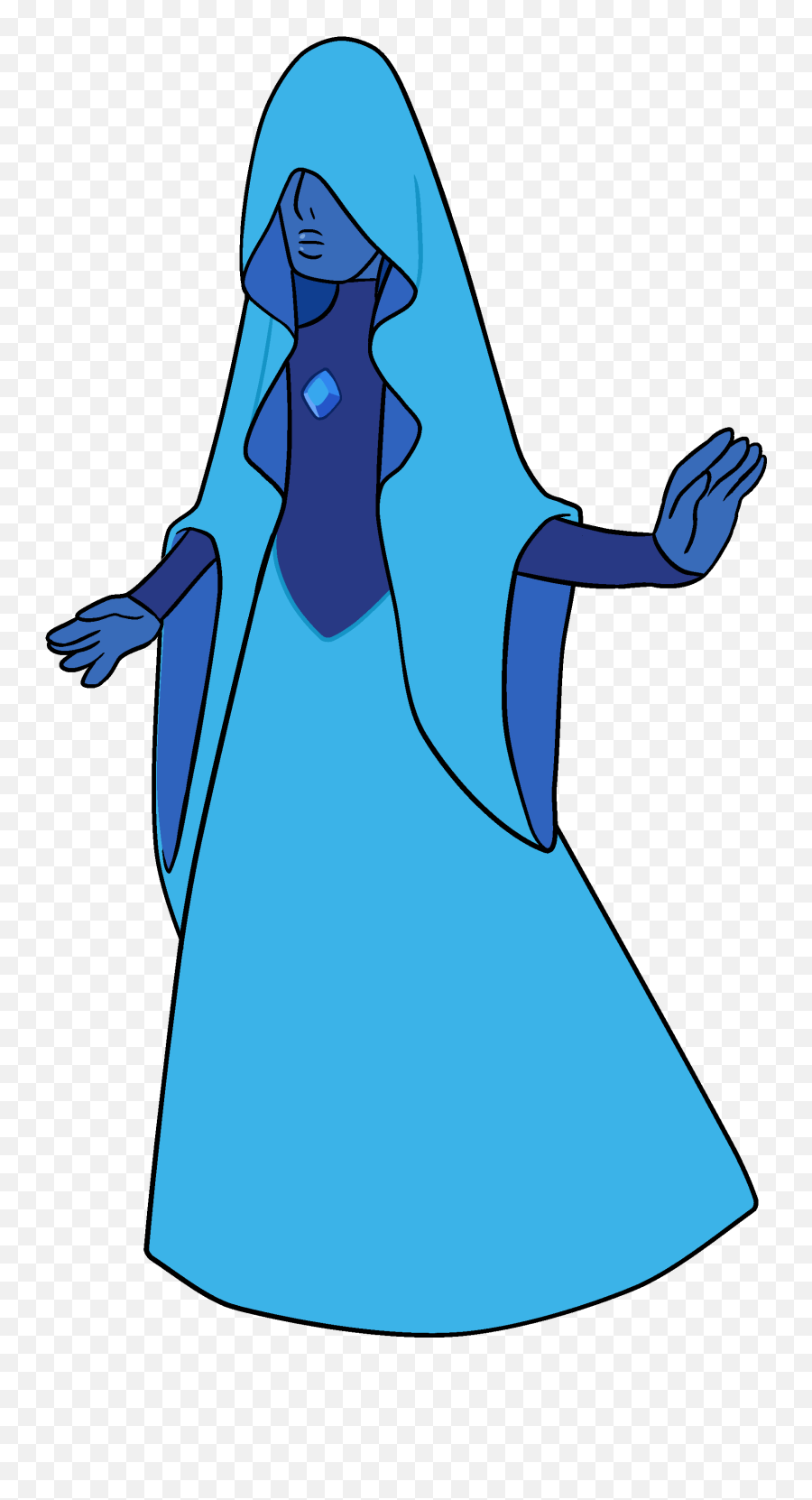 Download Blue Diamond Standing Fanmade - Steven Universe Fan Blue Diamond Png,Blue Diamond Png