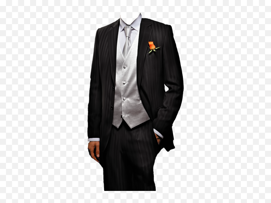 Black Suit And Tie Png Image - Tuxedo,Suit And Tie Png