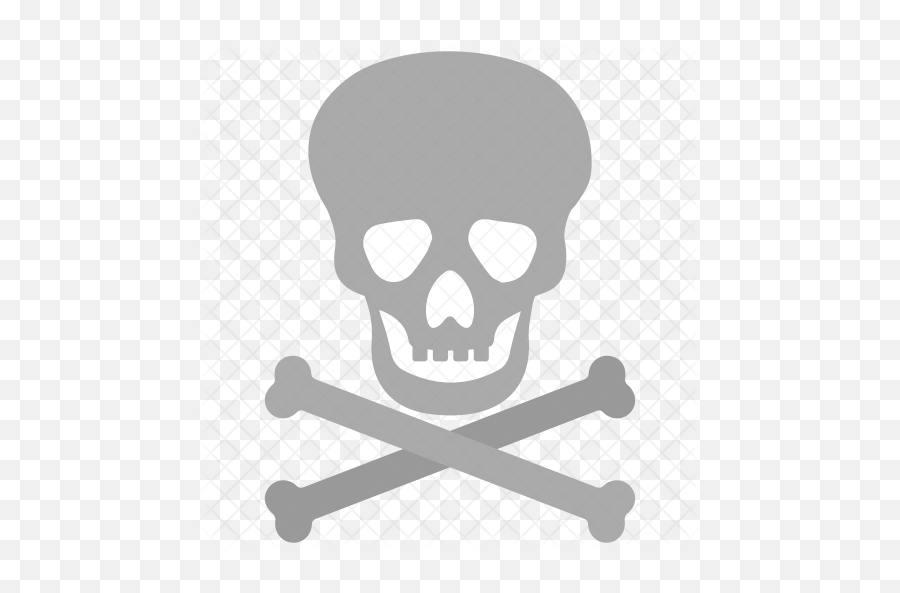 Jolly Roger Icon Of Flat Style - Skull And Crossbones Design Png,Jolly Roger Png