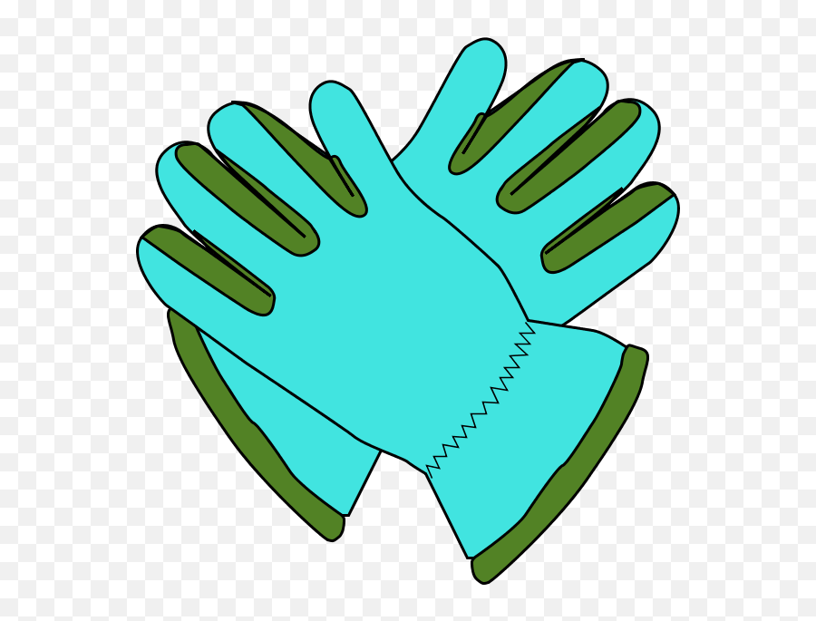 Clip Art Garden Gloves - Gloves Clipart Png,Snow Clipart Png