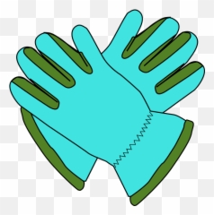 Clip Art Garden Gloves - Clipart Png