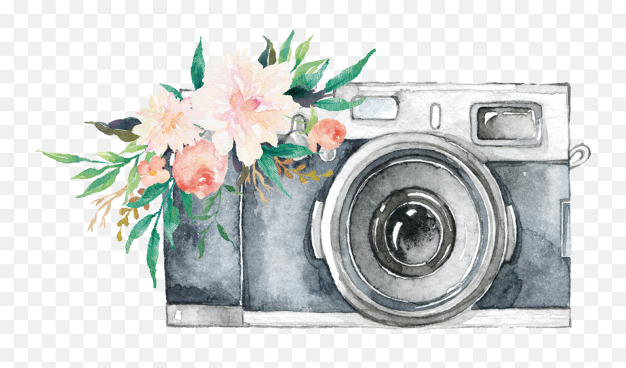 Watercolor Camera Png - Watercolor Camera Logo Png Full Watercolor Camera Clipart Png,Camera Logo Png