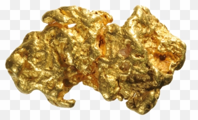 Gold Icon Clipart - Transparent Background Nugget png