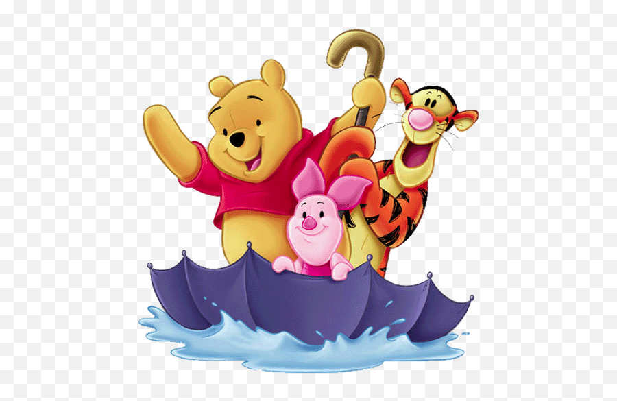 Check Out This Transparent Winnie The Pooh And Friends In - Winnie The Pooh Umbrella Boat Png,Boat Png