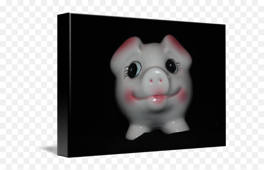 Piggy Bank By Al Gallant - Domestic Pig Png,Piggy Bank Transparent Background