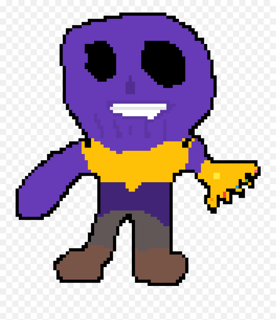 Pixilart - Thanos By Pixelclay Png,Thanos Head Png