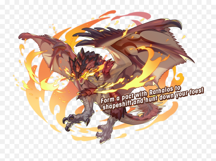 Monster Hunter Is A Perfect Crossover Game For Dragalia Lost - Dragalia Rathalos Png,Monster Hunter World Logo Png