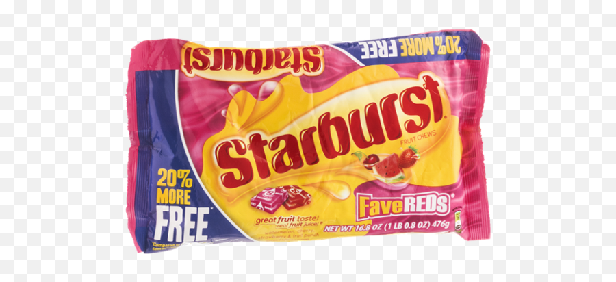 Download Starburst Fruit Chews Favereds - Starburst Candy Png,Starburst Candy Png