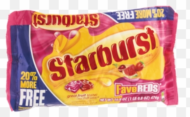 Download Starburst Fruit Chews Favereds - Starburst Candy Png,Starburst Candy Png